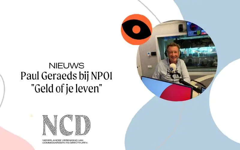Paul Geraeds bij radio NPO1 "Geld of je leven"